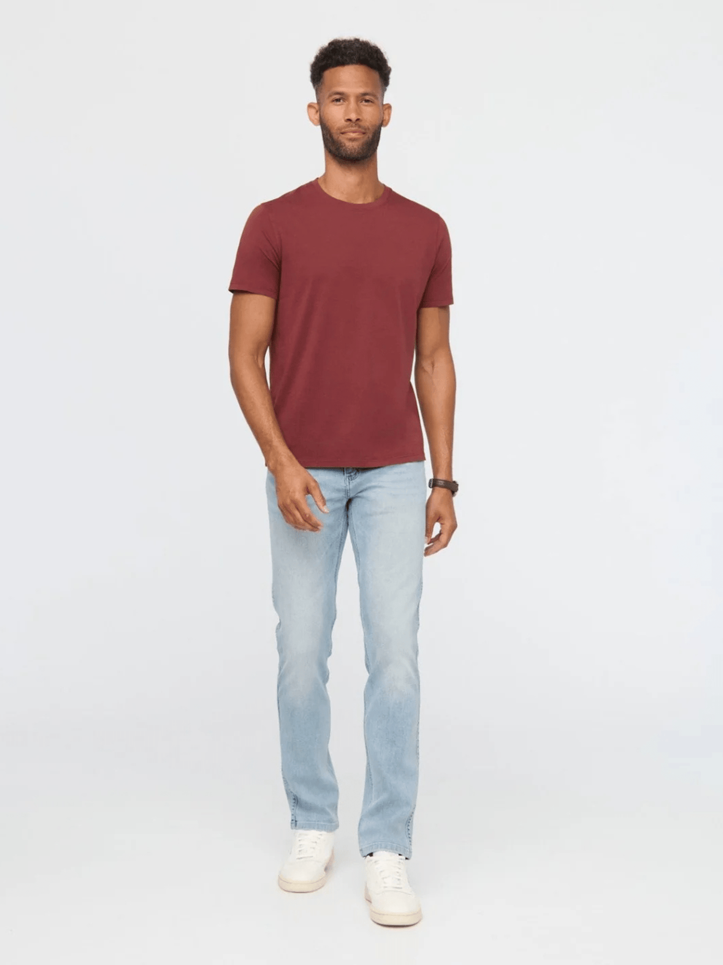 DUER BOTTOMS Performance Denim Slim - Desert Stone Blue