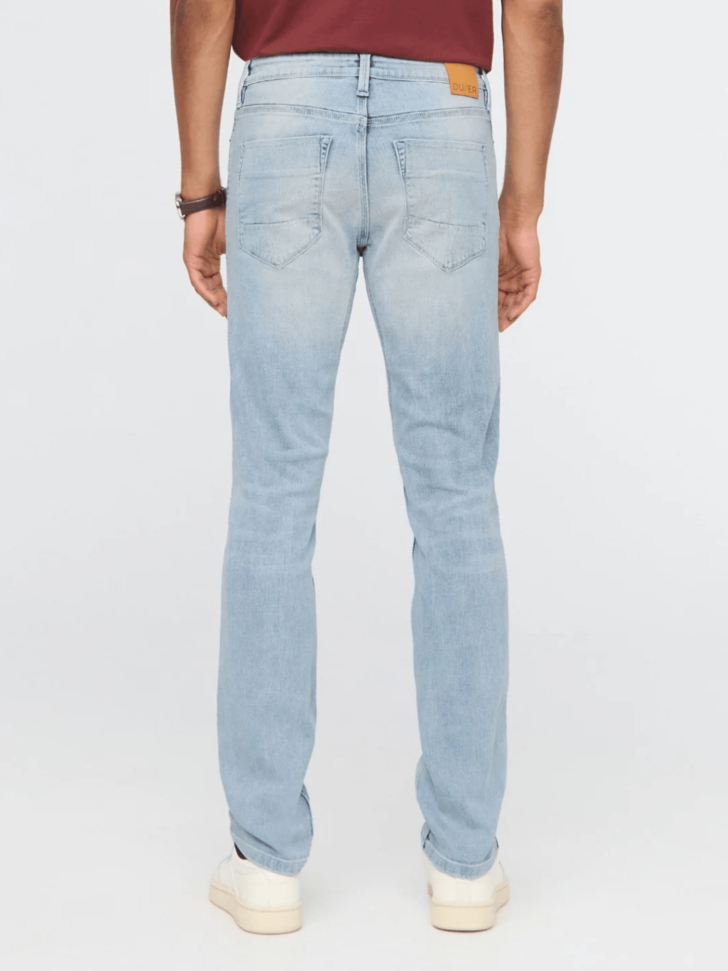 DUER BOTTOMS Performance Denim Slim - Desert Stone Blue