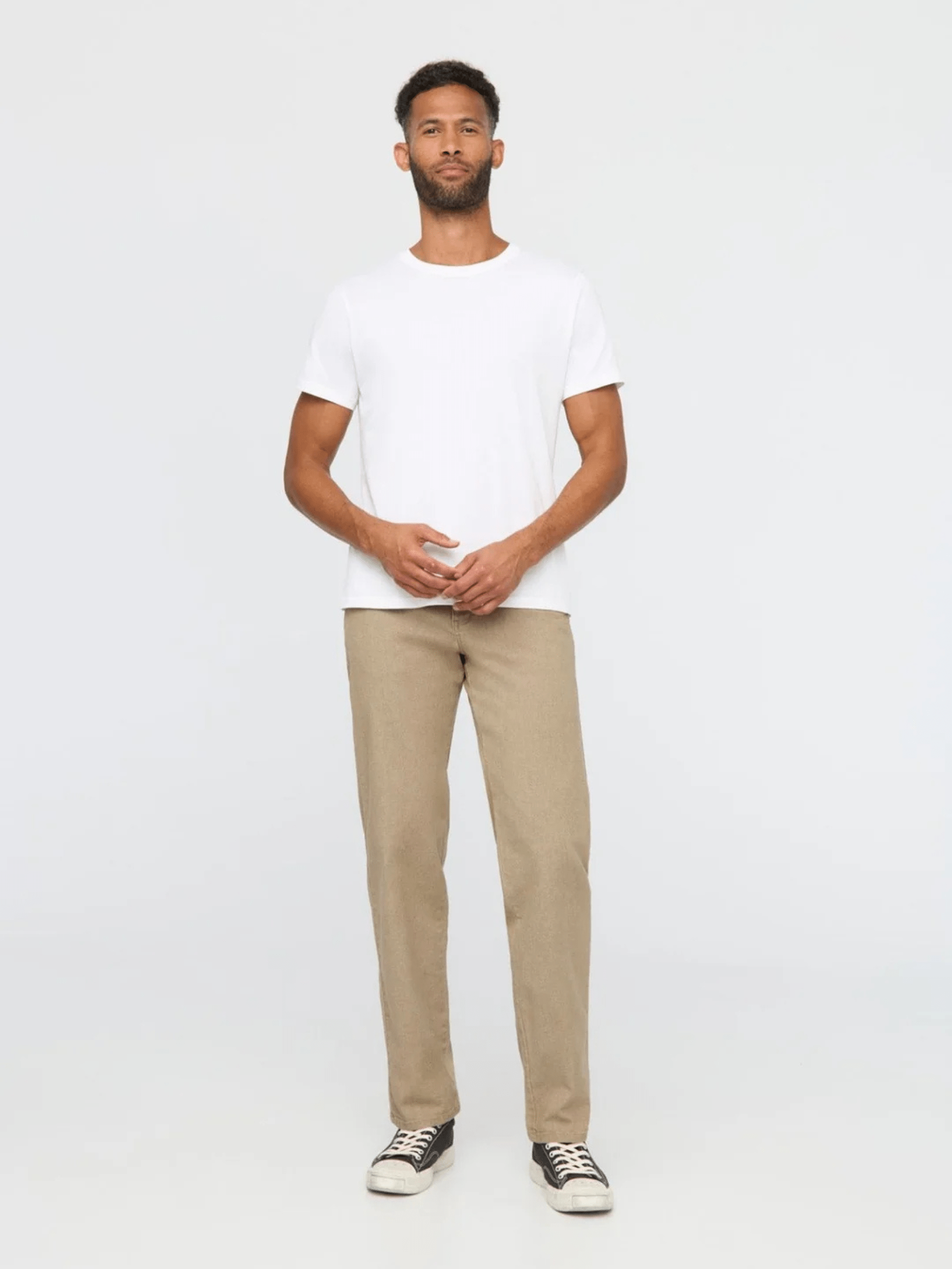 DUER BOTTOMS Stretch Canvas Relaxed Straight Chino