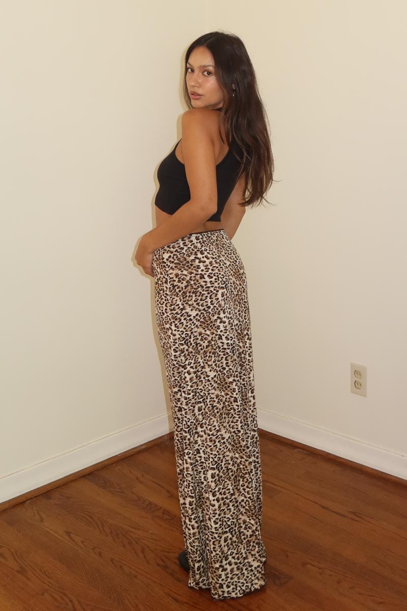 Leopard Maxi Skirt