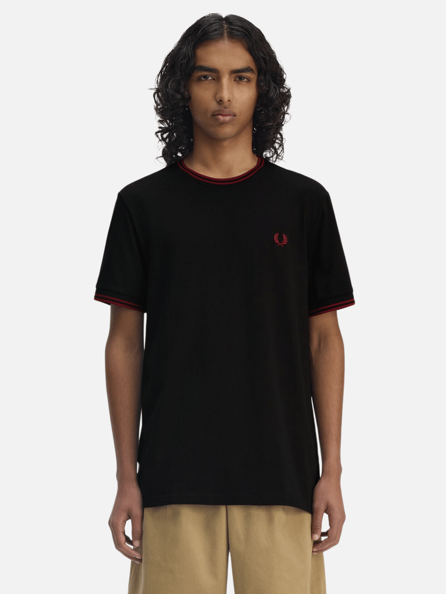 FRED PERRY TOPS Twin Tipped T-Shirt