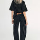 FREE PEOPLE VARIOUS JEANS FREE PEOPLE GOOD LUCK MID RISE BLACK