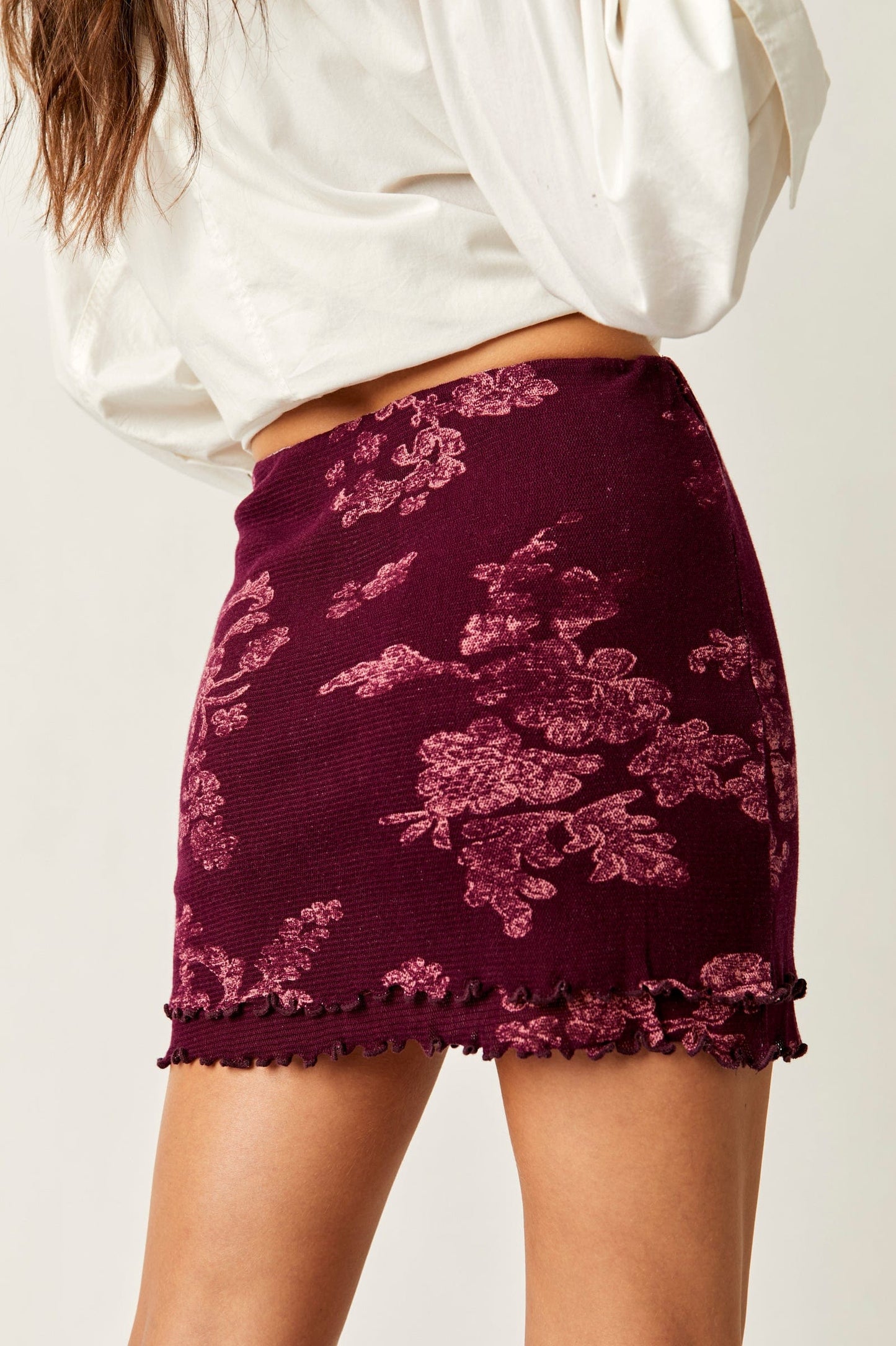 Bottoms - FREE PEOPLE - Poppy Mesh Mini Skirt - PLENTY