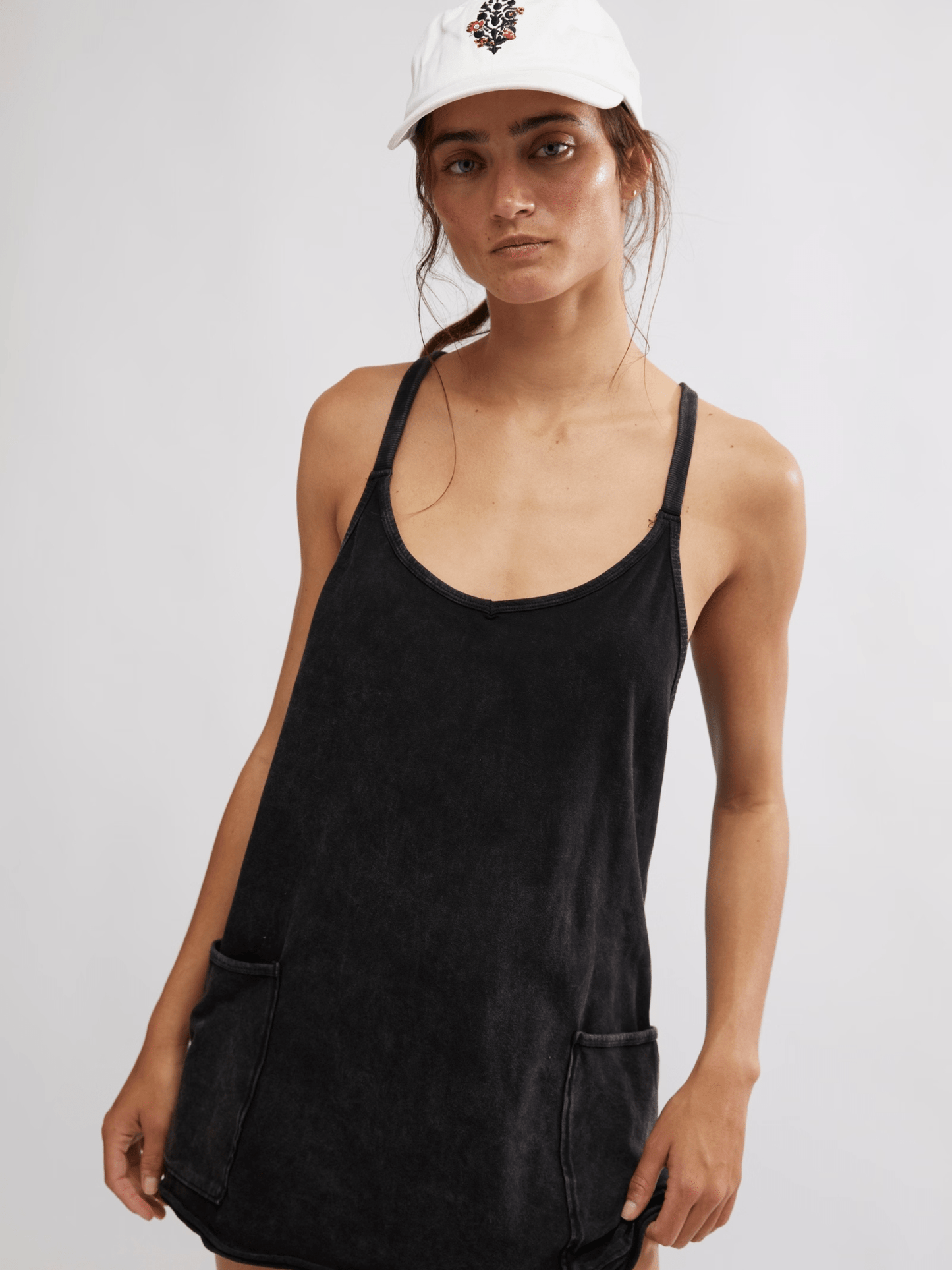 FREE PEOPLE DRESSES Black / XS Hot Shot Mini Dress