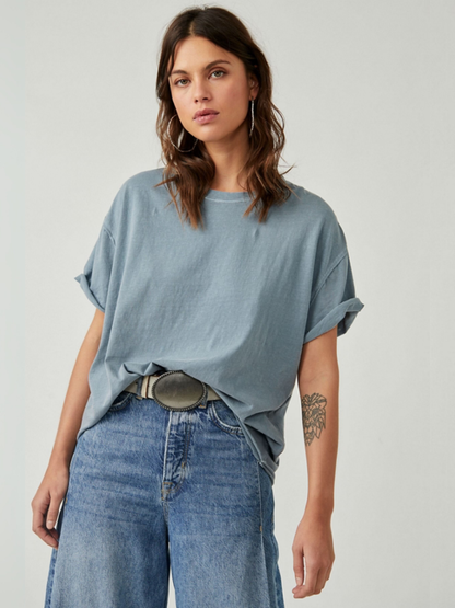 Nina Cotton Oversized Tee