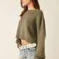 Sweater - FREE PEOPLE - Easy Street Crop Pullover - PLENTY