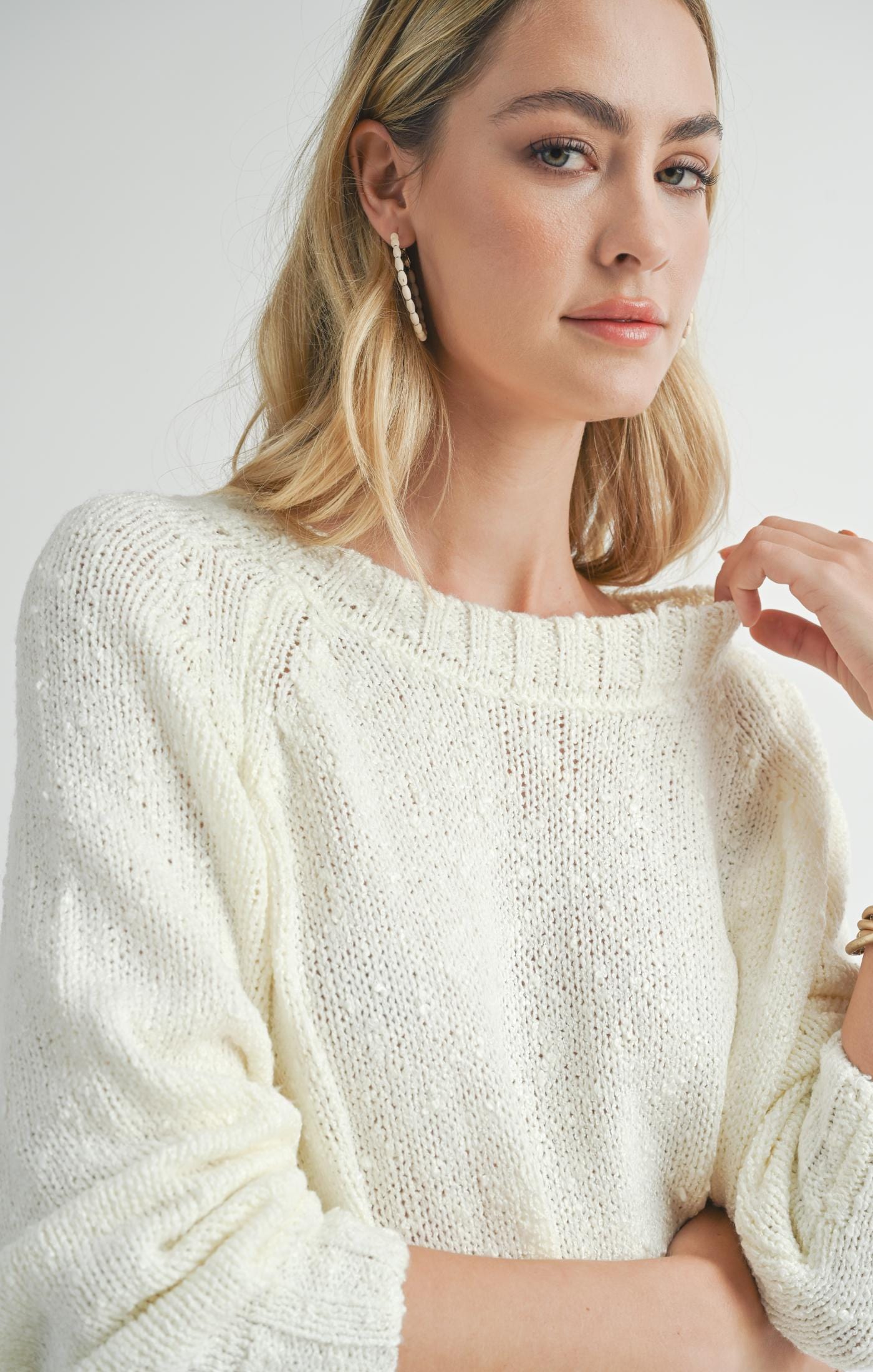 sweater - SADIE & SAGE - Pandora Crewneck Sweater - PLENTY