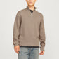 JACK JONES M SWEATERS Greige Melange / S Milano Half Zip