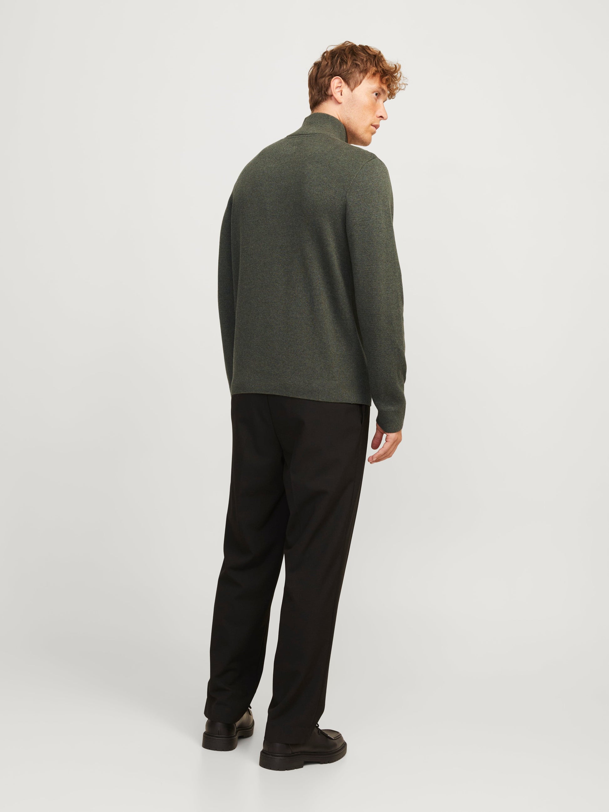 JACK JONES M SWEATERS Milano Half Zip