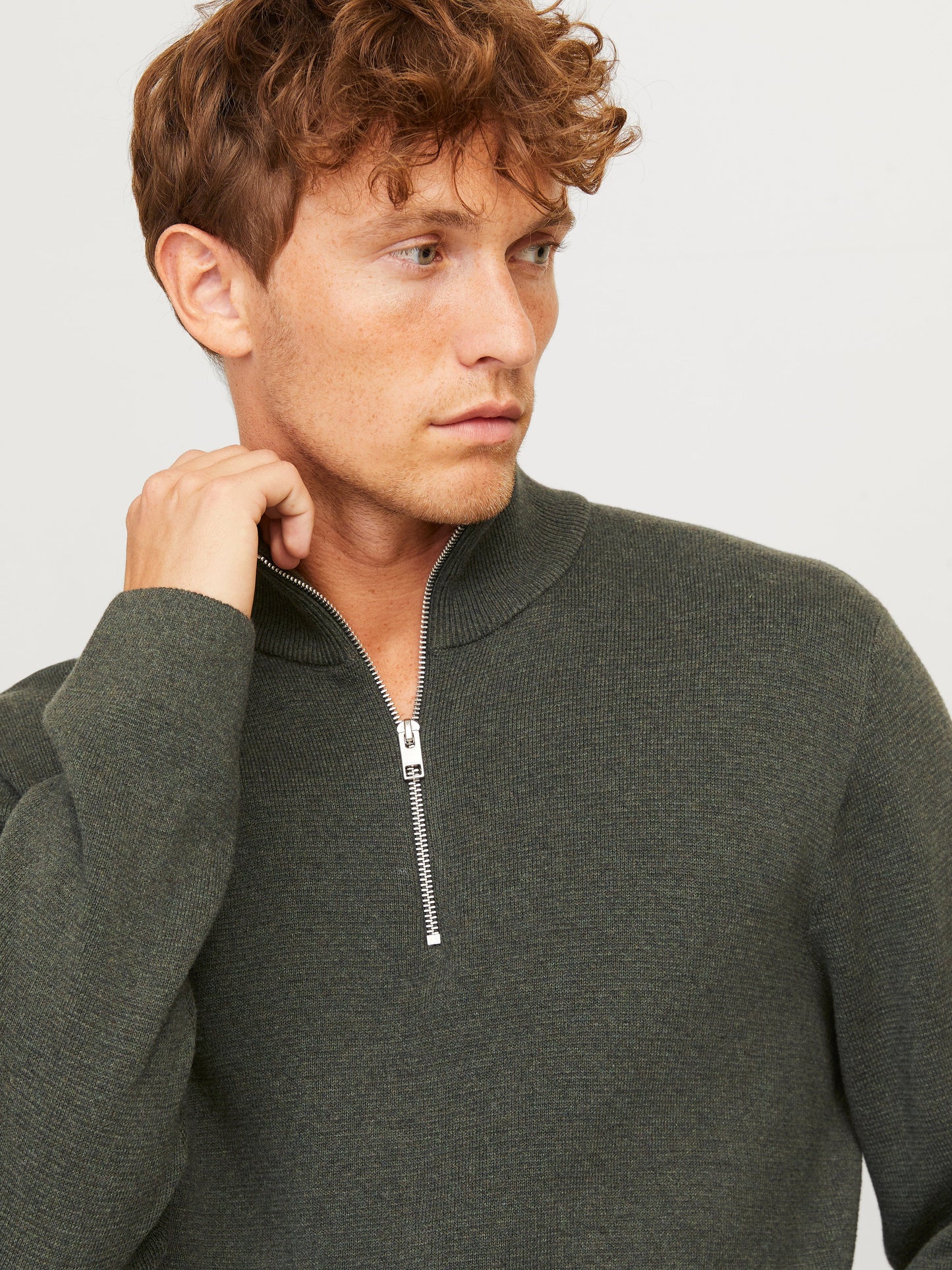 JACK JONES M SWEATERS Milano Half Zip