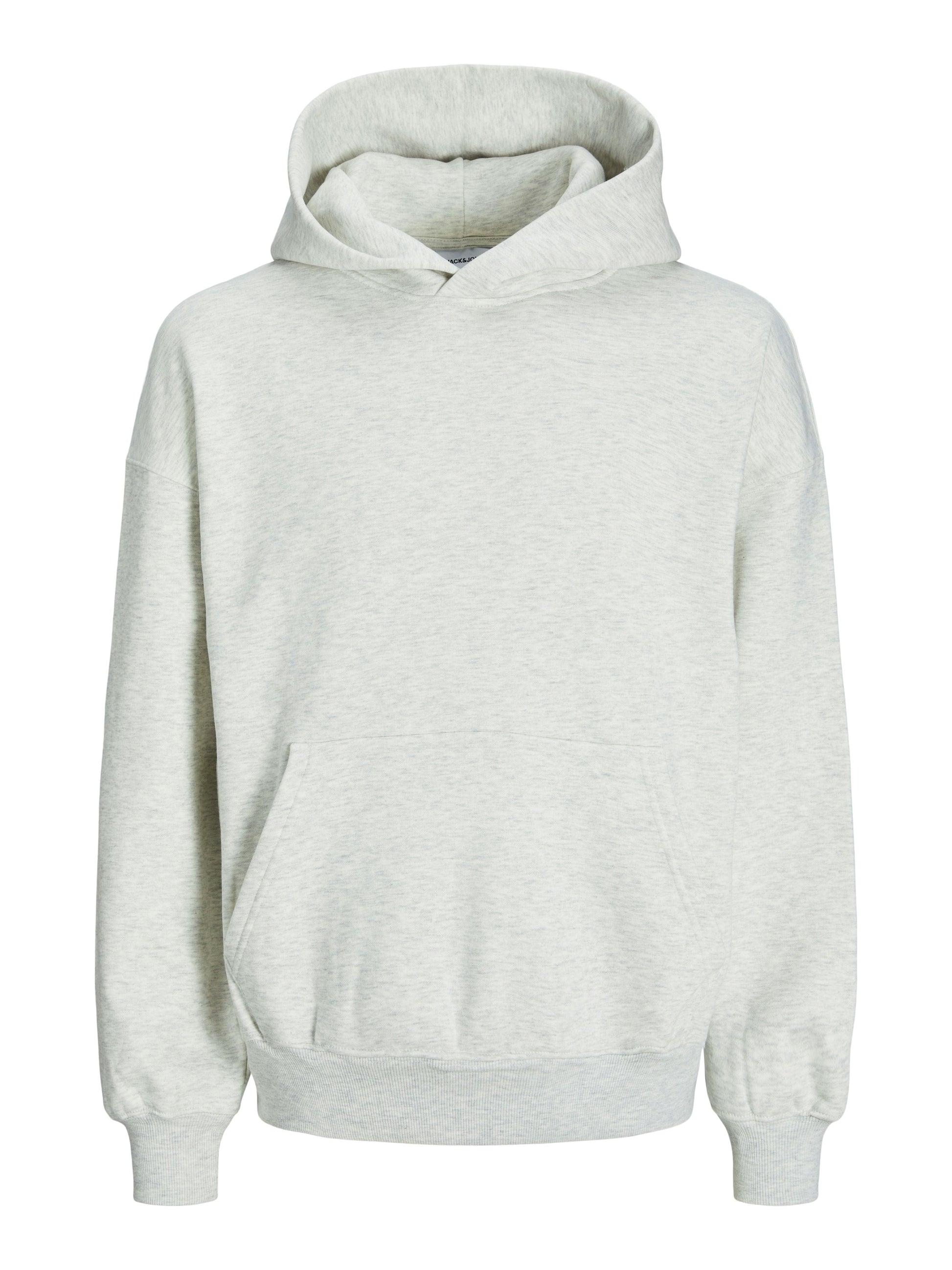 JACK JONES M SWEATERS White Melange / XXL Urban Edge Sweat Hoody