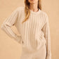 JOHN & JENN Sweater Elias Ribbed Pullover