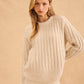 JOHN & JENN Sweater Elias Ribbed Pullover