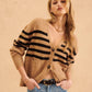 JOHN & JENN sweater Stanley Stripe Cardigan