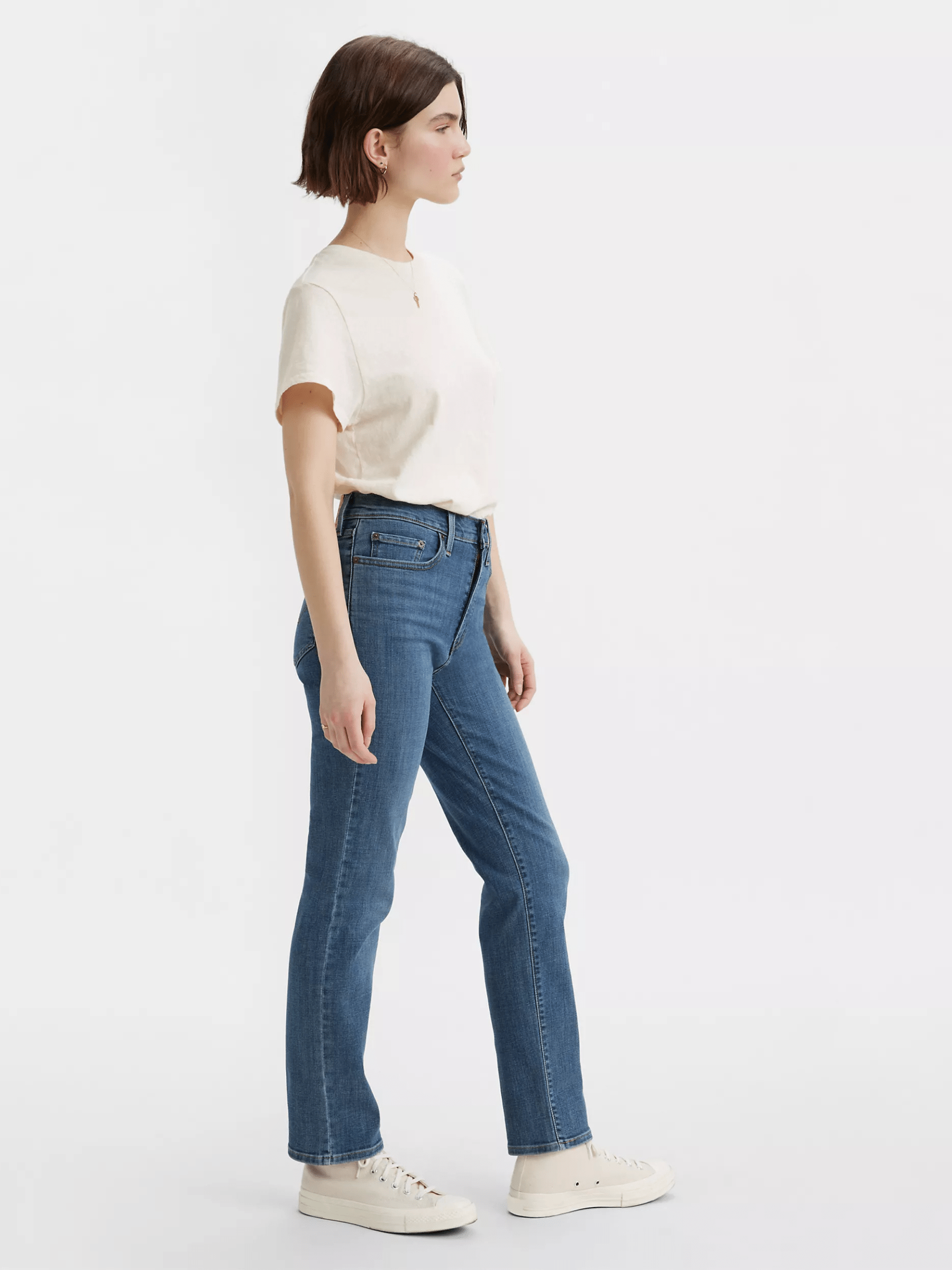 LEVI'S BOTTOMS 724 High Rise Straight - Way Way Back