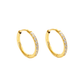 Lover's Tempo ACCESSORIES Gold Evie Hoop Earrings (Waterproof)