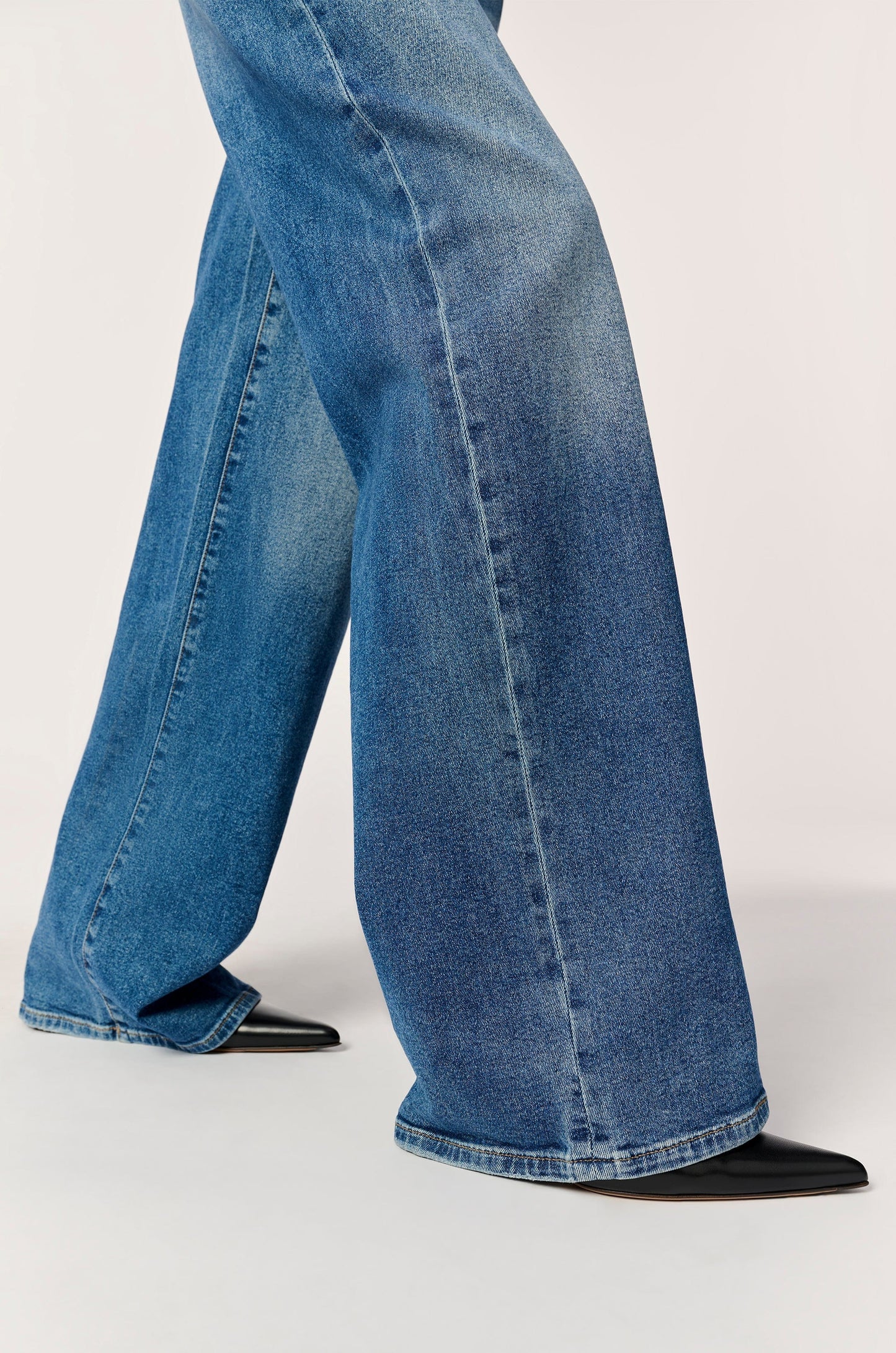 DENIM - WARP & WEFT - NCE Relaxed Wide Leg - Rockaway - PLENTY