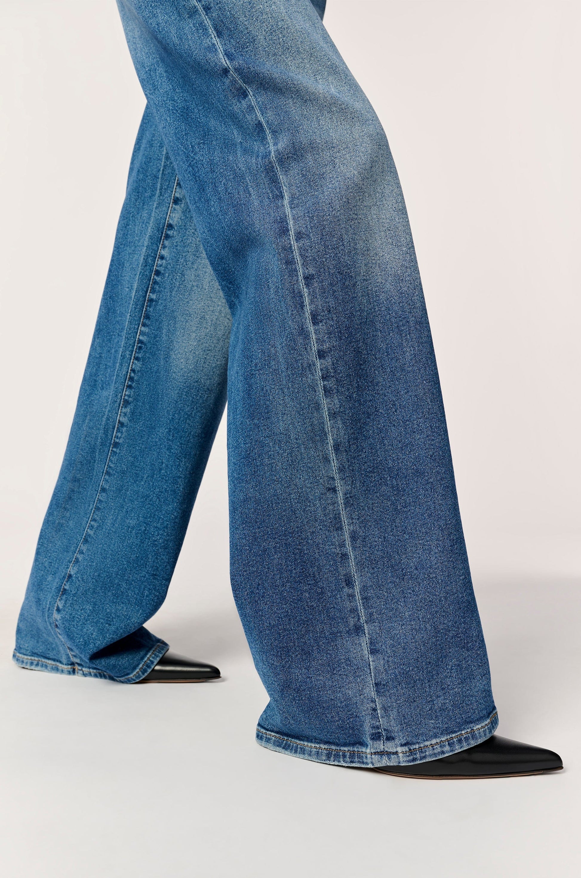 DENIM - WARP & WEFT - NCE Relaxed Wide Leg - Rockaway - PLENTY