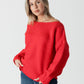 LYLA + LUXE Sweater Cinna Oversized Crewneck Sweater