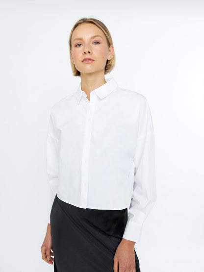 M&L THE LABEL tops Icing / XXS Saul Cropped Shirt