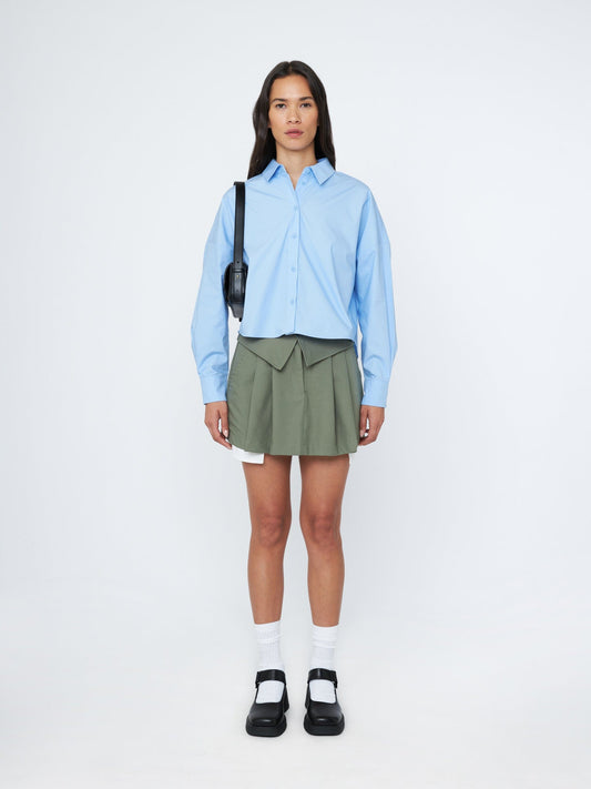 M&L THE LABEL tops Saul Cropped Shirt