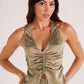 TOPS - Minkpink - Sonia Drawstring Cami - PLENTY