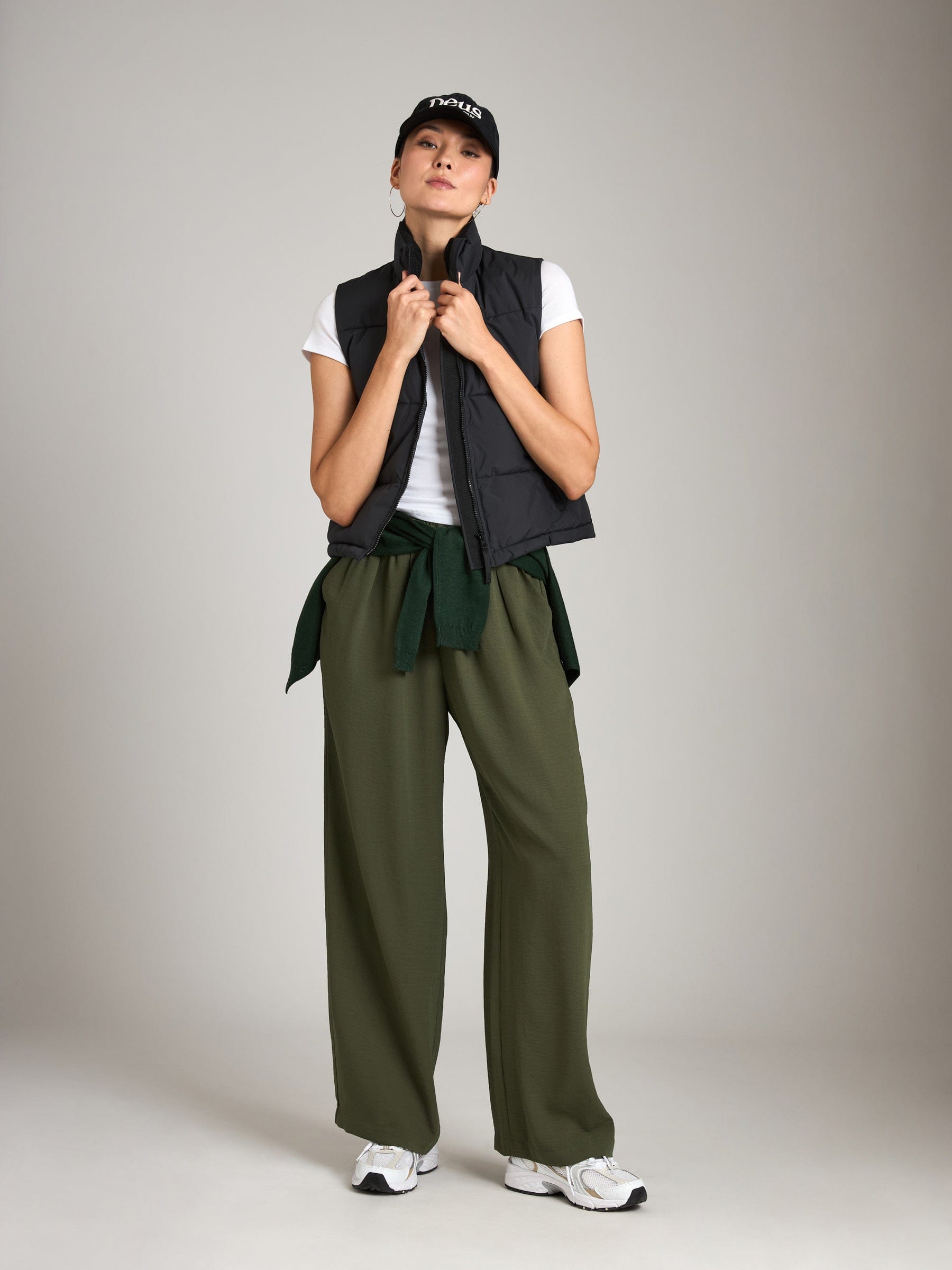 Monk & Lou Bottoms Avril Wide Leg Pants