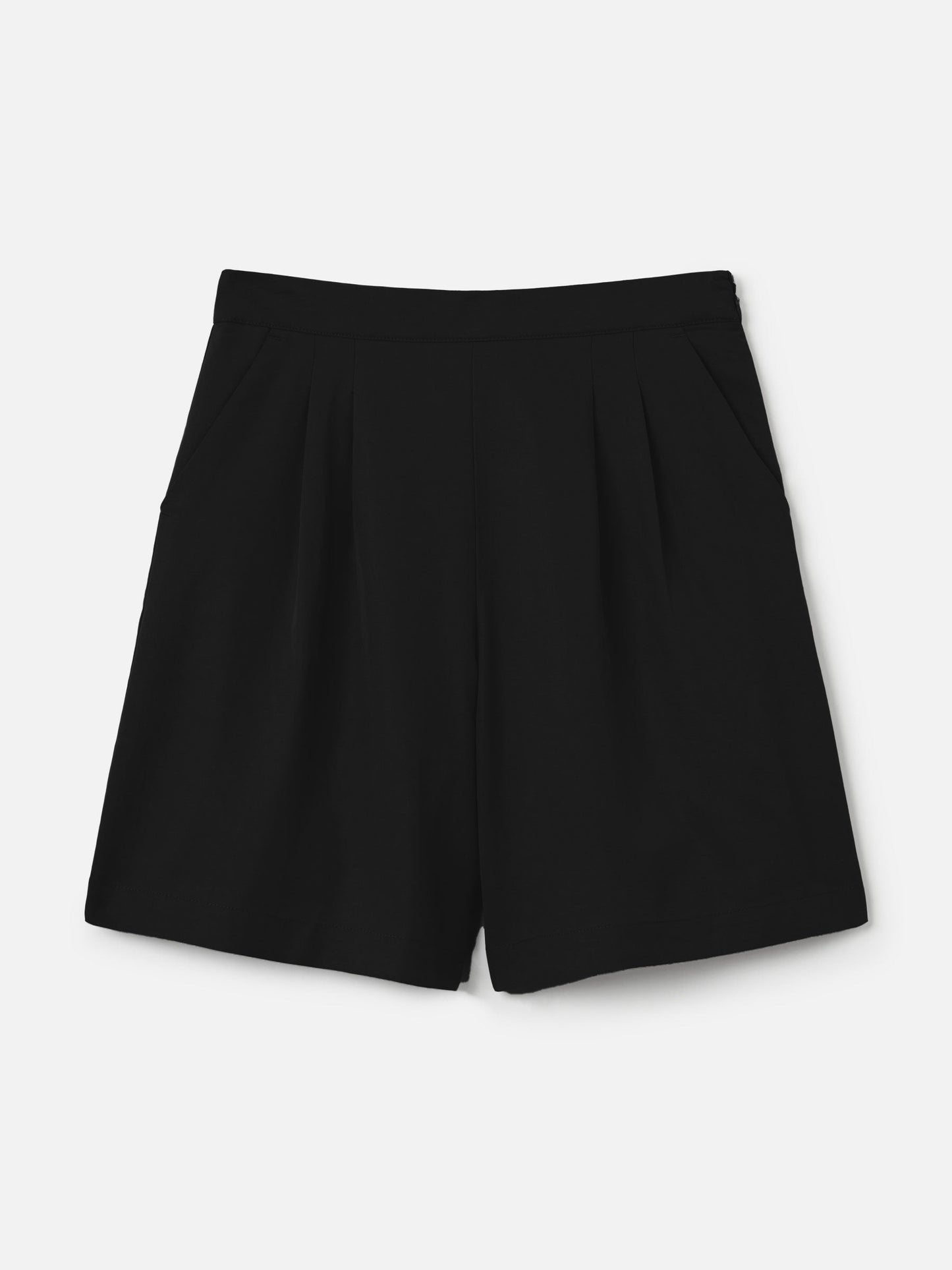 MONK & LOU BOTTOMS Black / 00 Brenna Mid-Rise Bermuda Short