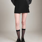 Monk & Lou BOTTOMS Black / 00 Lauren Pleated Mini Skirt