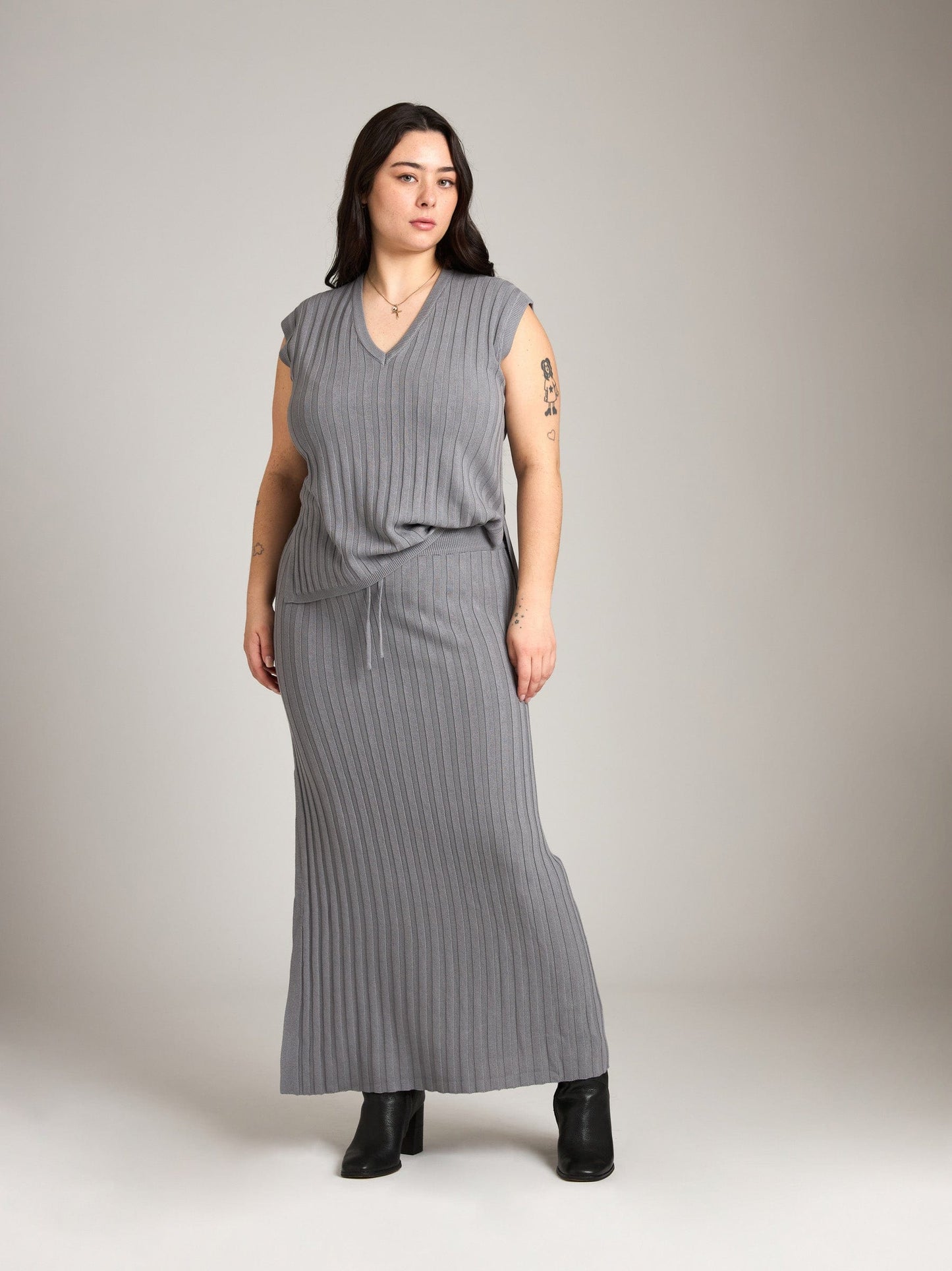 Bottoms - Monk & Lou - Cate Maxi Lounge Skirt - PLENTY