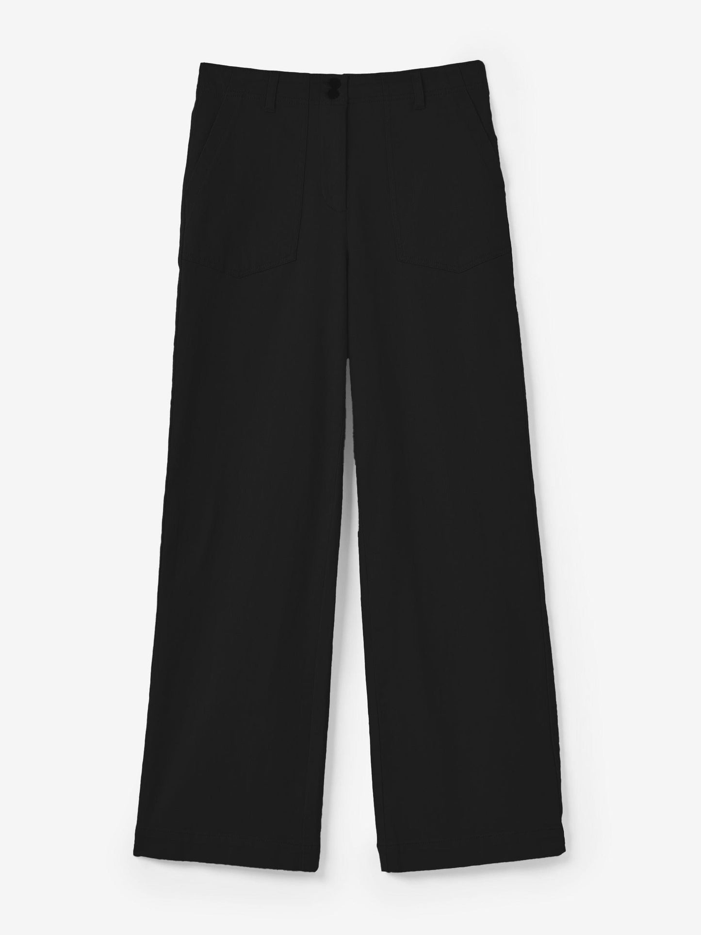 Bottoms - Monk & Lou - Cotton Kristin Wide Leg Pants - PLENTY