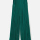 Monk & Lou BOTTOMS Green / 2XS Pleated Dani Wide Trouser