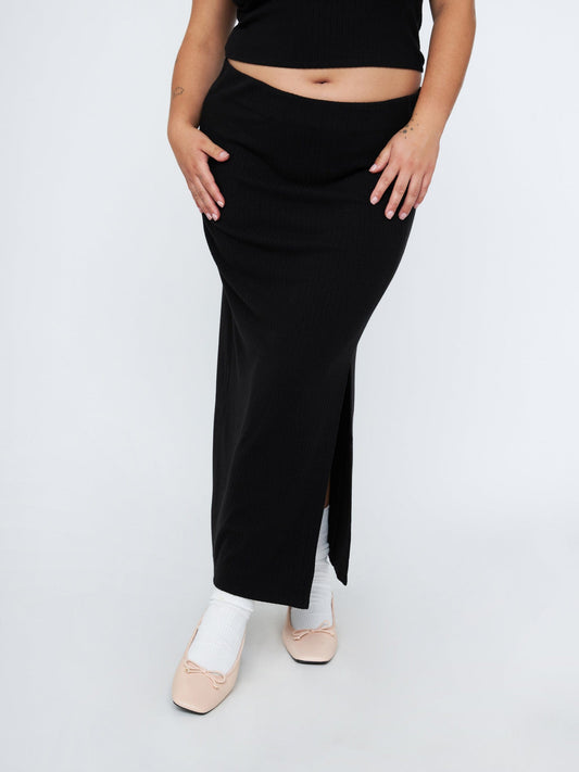 Bottoms - Monk & Lou - Micah Low Rise Maxi Skirt - PLENTY