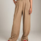 Monk & Lou bottoms Mushroom / 00 Rebecca Pleated Wide Trouser