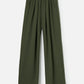 Monk & Lou Bottoms Olive / 2XS Avril Wide Leg Pants