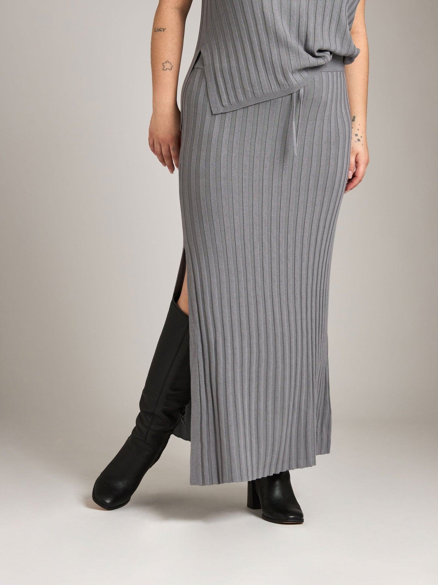 Bottoms - Monk & Lou - Cate Maxi Lounge Skirt - PLENTY