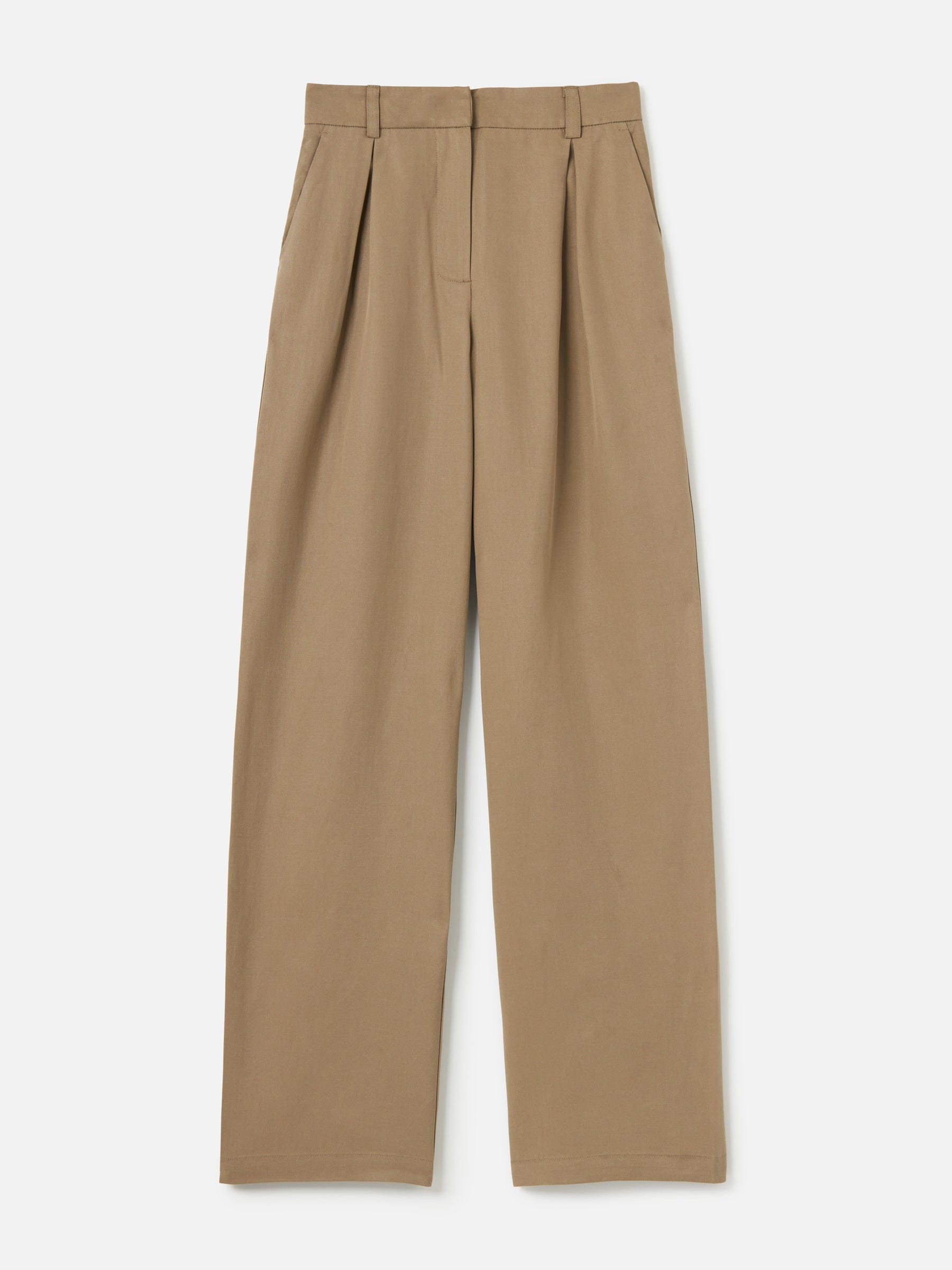 MONK & LOU BOTTOMS Washed Taupe / 00 Jayda Wide Trouser