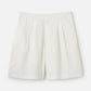 MONK & LOU BOTTOMS White / 00 Brenna Mid-Rise Bermuda Short