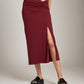 Bottoms - Monk & Lou - Luella Ruched Skirt - PLENTY