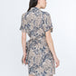 Monk & Lou Dresses Anastasia Print Polo Wrap Dress