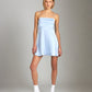 Monk & Lou Dresses Sky / XS Satin Emory Mini Dress