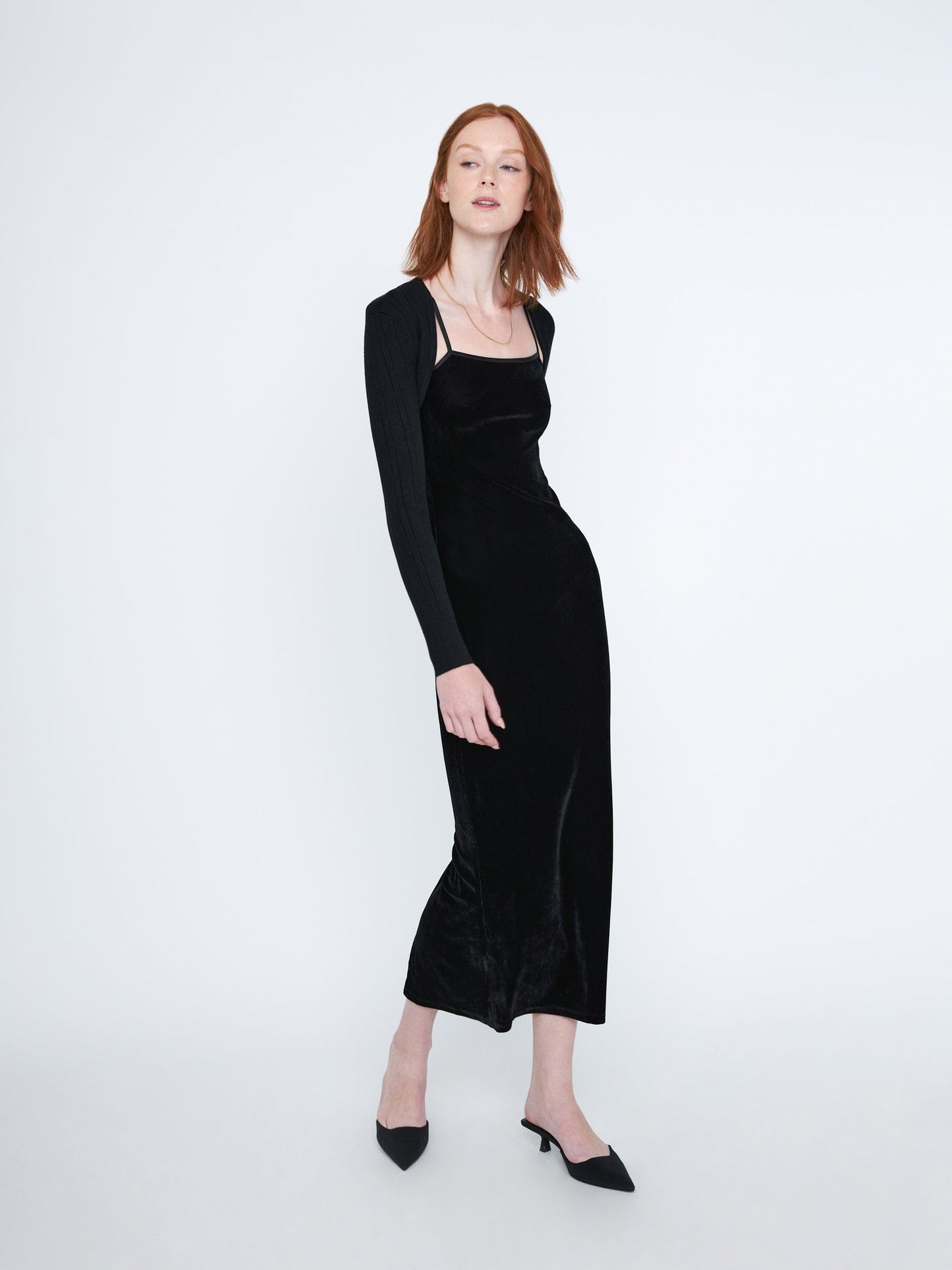 Monk & Lou Dresses Velvet Marlowe Dress