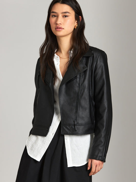 Outerwear - Monk & Lou - Vegan Leather Declan Jacket - PLENTY