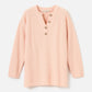 MONK & LOU TOPS Barely Pink / 2XS Joti Relaxed Henley