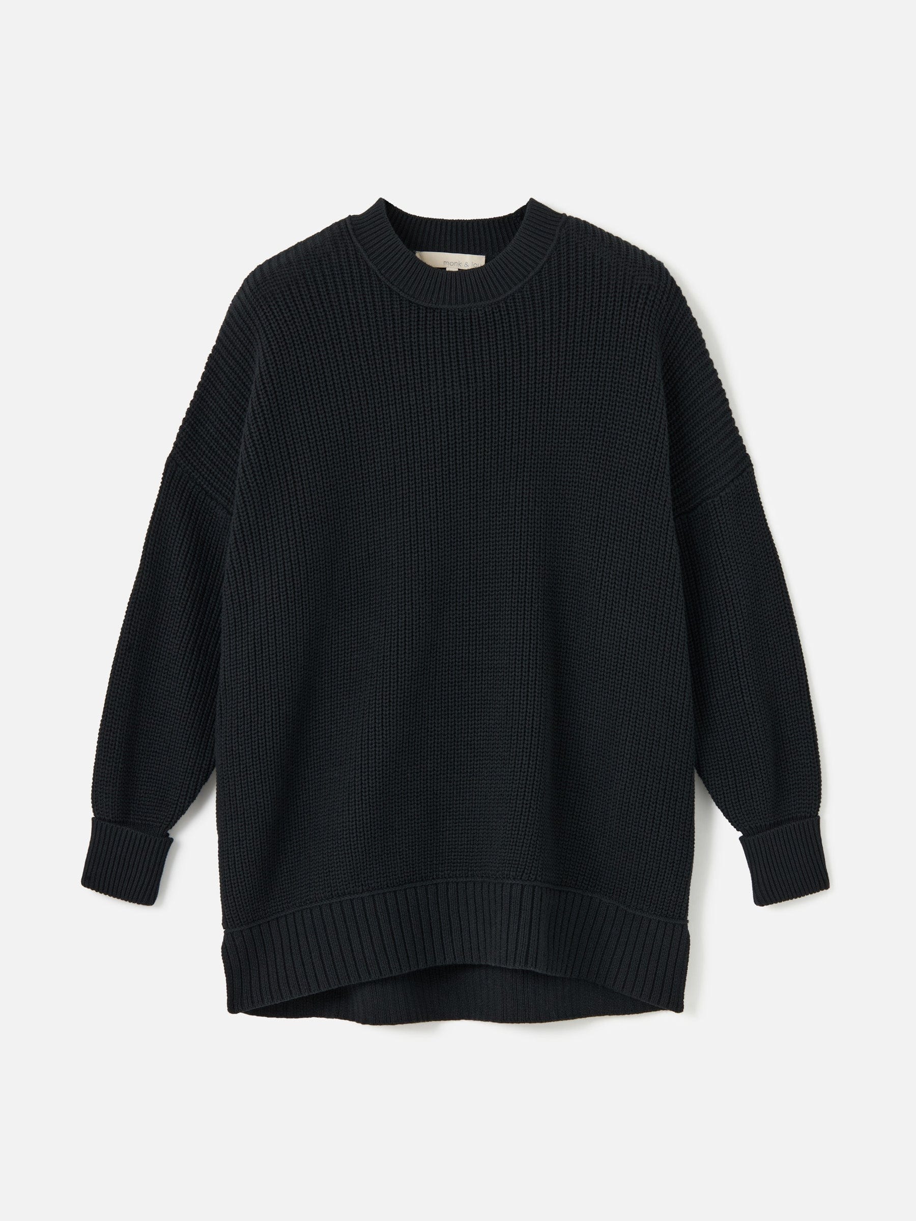 Monk & Lou Sweater Black / 2XS Lora Slouchy Sweater