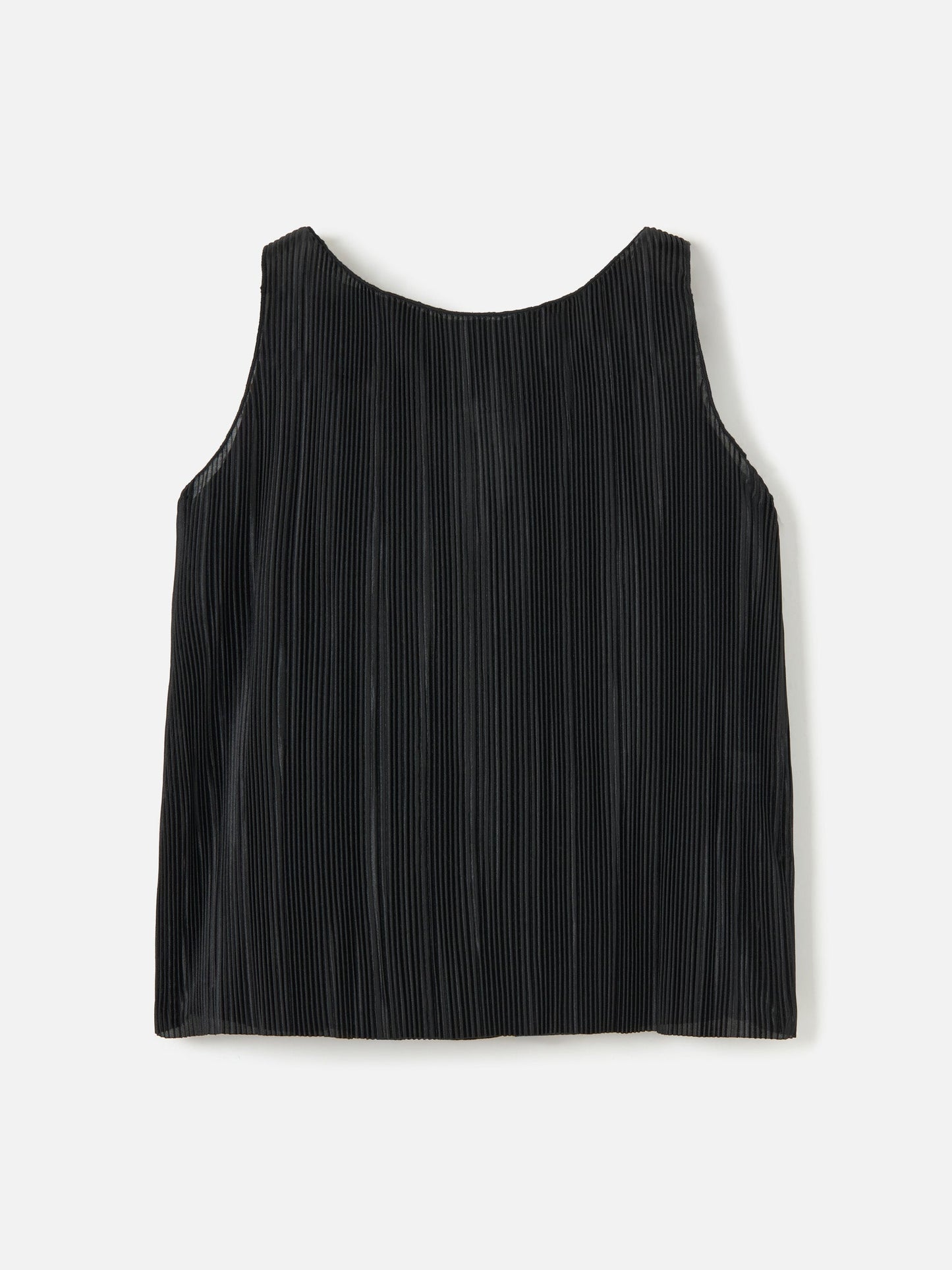 TOPS - Monk & Lou - Pleated Tanya Boatneck Shell - PLENTY