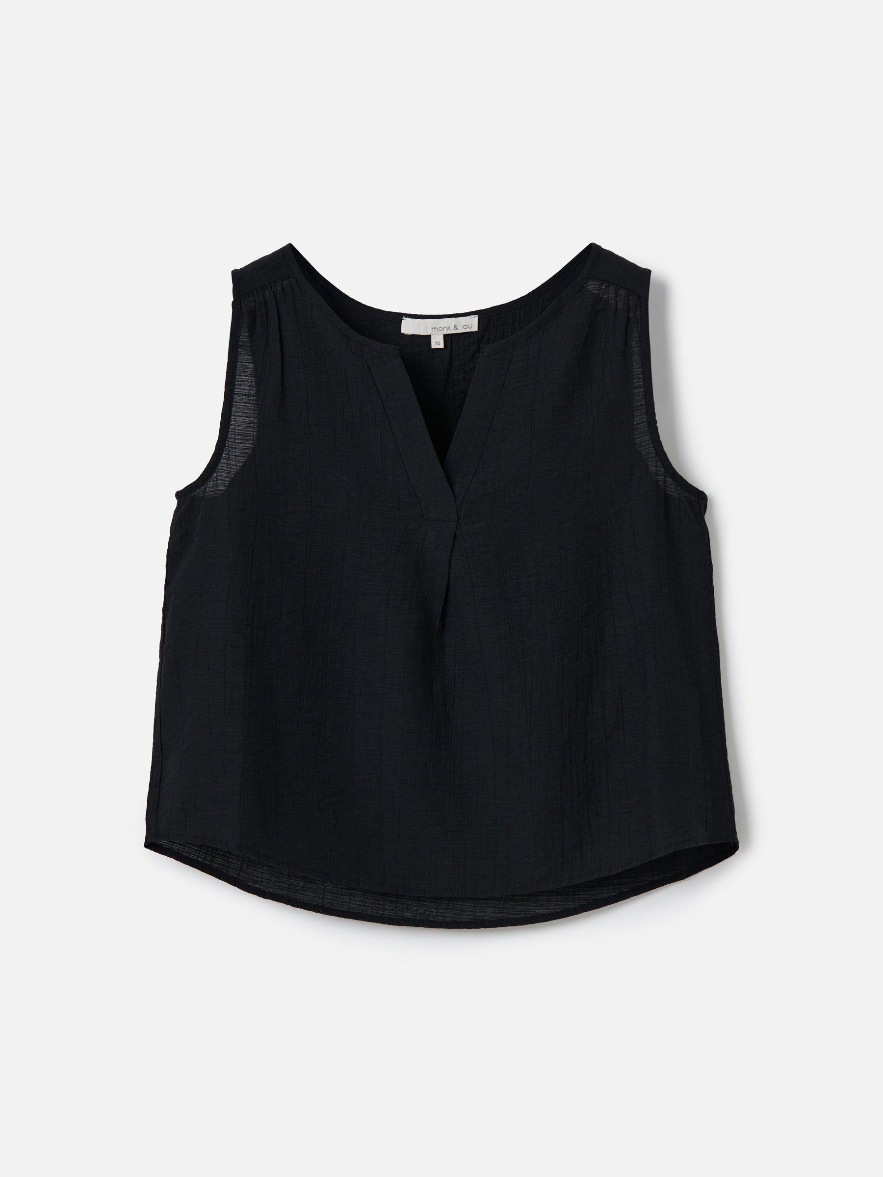 MONK & LOU TOPS Black / 2XS Rhonda Shell Top