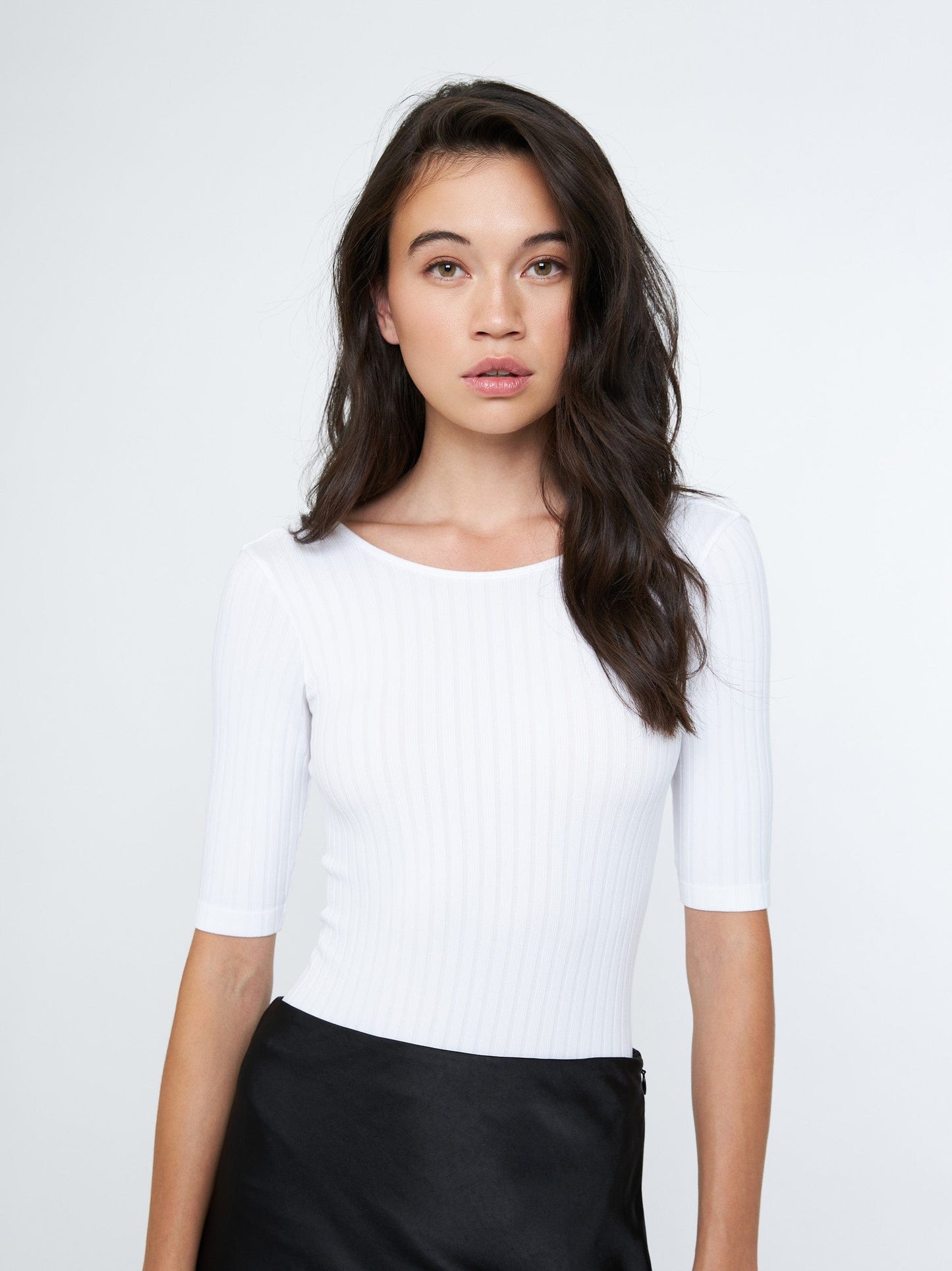 Monk & Lou TOPS Bright White / XXS Beatriz Low Back Bodysuit