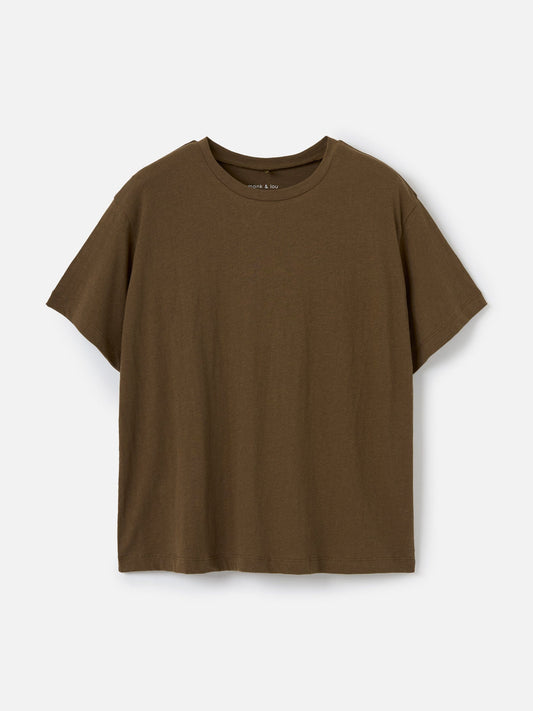 MONK & LOU TOPS Cafe / XS Mai Relaxed Tee