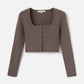 Sweater - Monk & Lou - Capri Cropped Cardigan - PLENTY